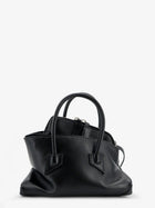 The Attico Women's La Passeggiata Mini Leather Handbag Black