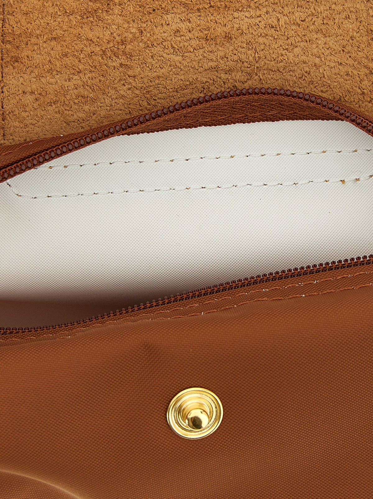 Longchamp La Pliage Original Clutch Brown