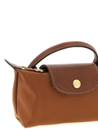 Longchamp La Pliage Original Clutch Brown