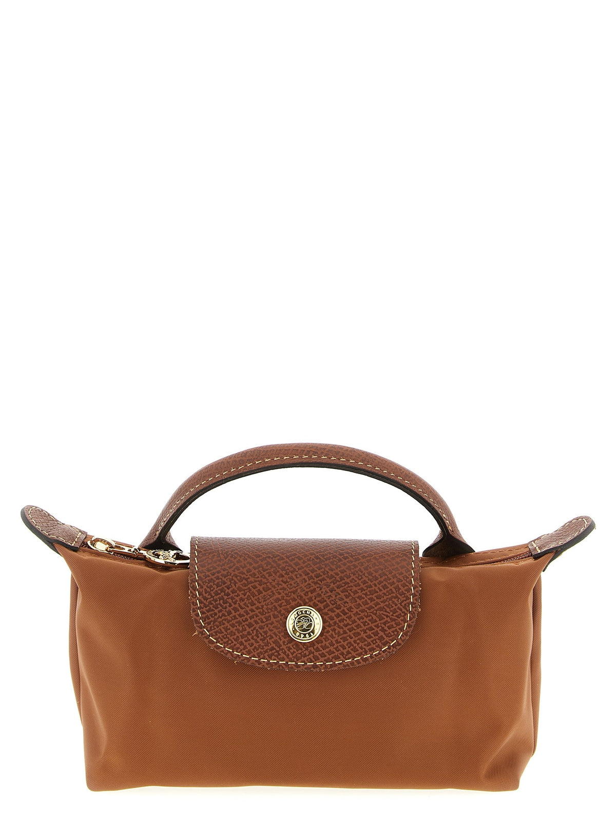 Longchamp La Pliage Original Clutch Brown