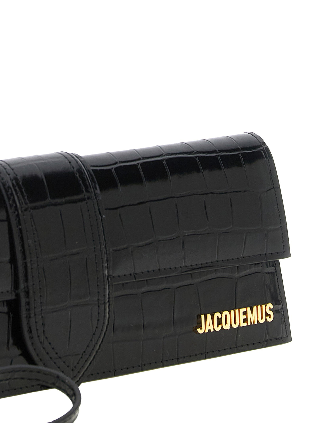 JACQUEMUS La Clutch Bambino Clutch Black, view 3