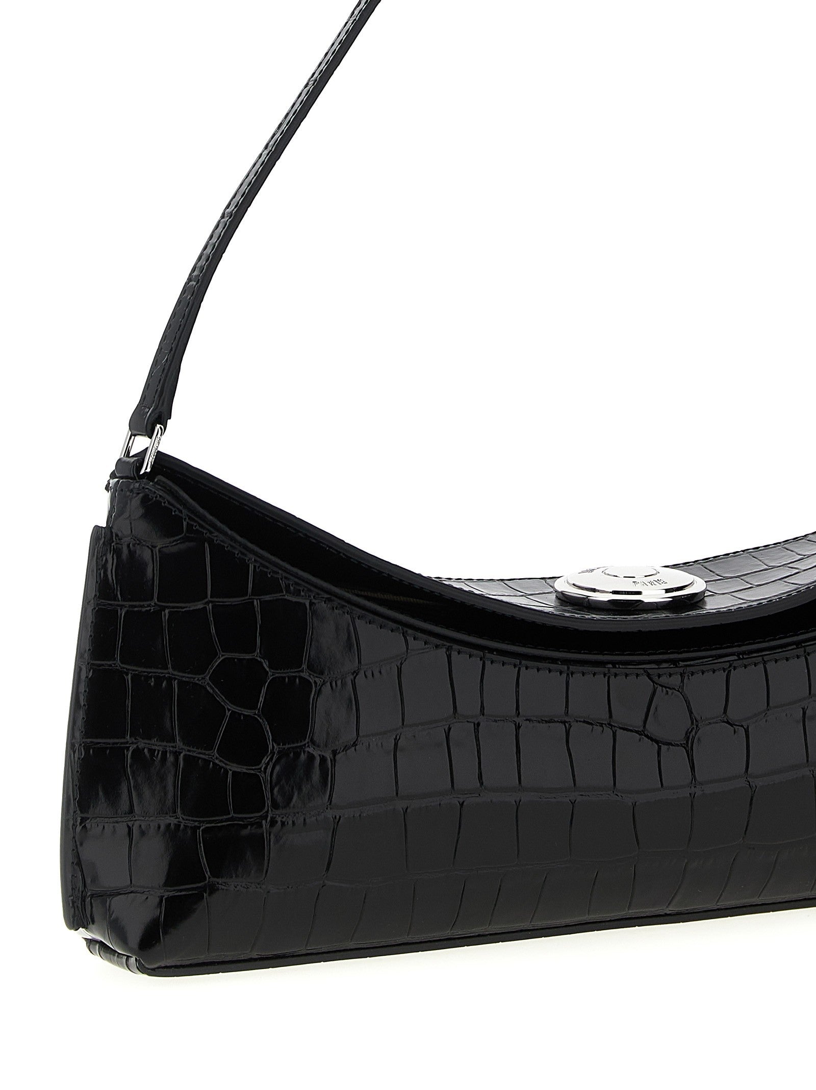 JACQUEMUS La Pochette Ovalo Shoulder Bag Black