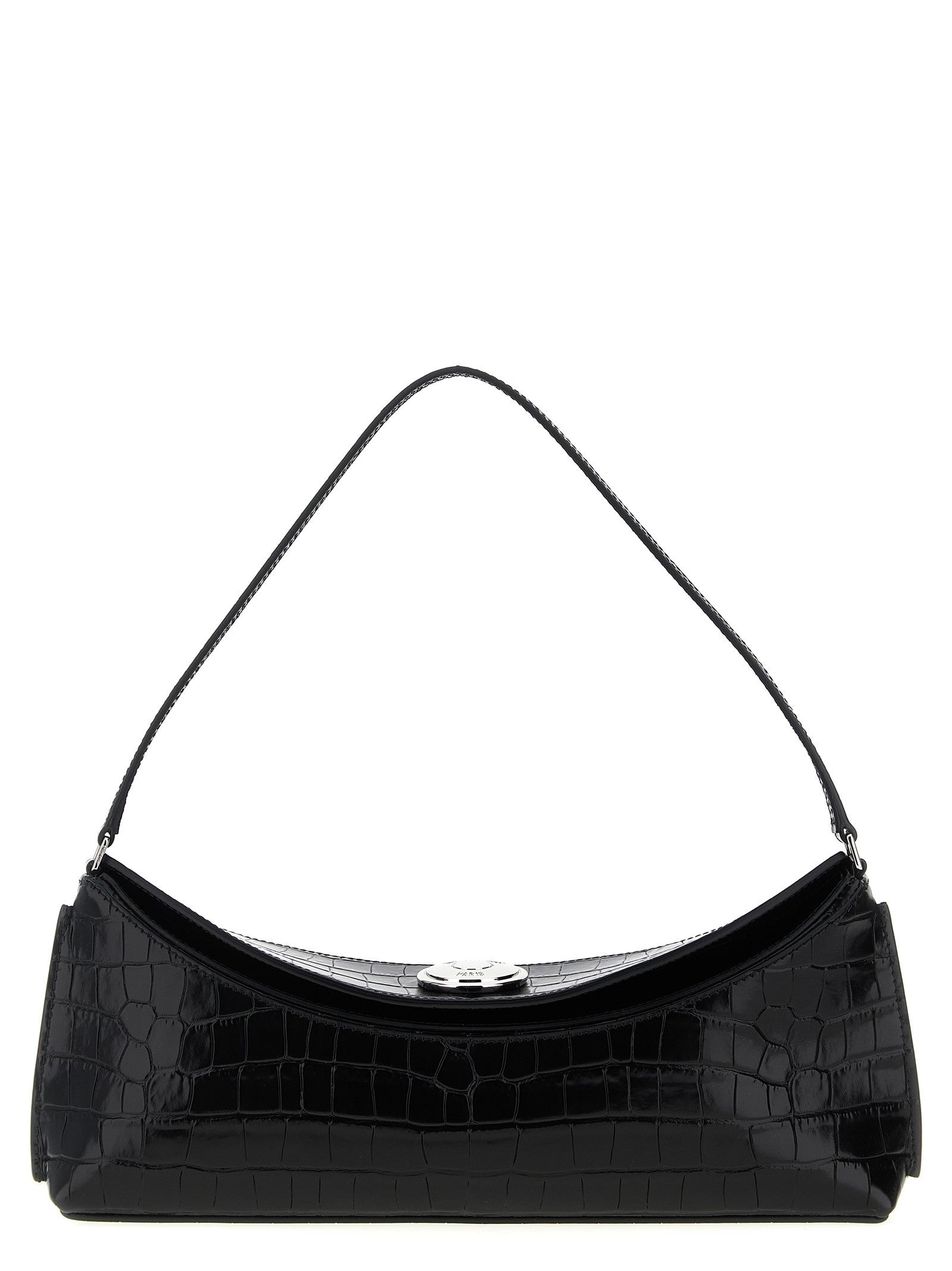JACQUEMUS La Pochette Ovalo Shoulder Bag Black