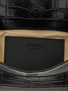 JACQUEMUS La Clutch Ovalo Shoulder Bag Black, view 4
