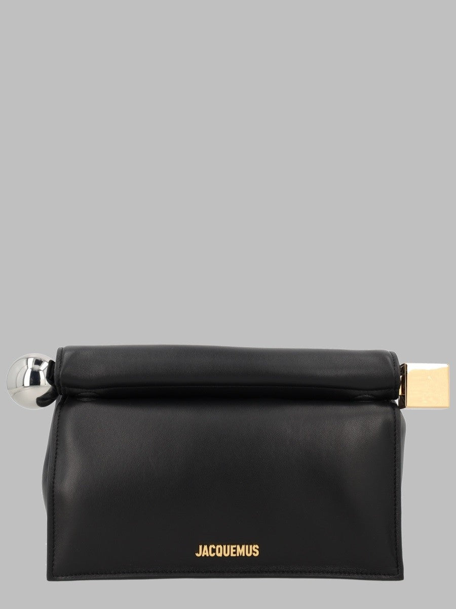 JACQUEMUS Women's LA Pochette Rond Carré Black