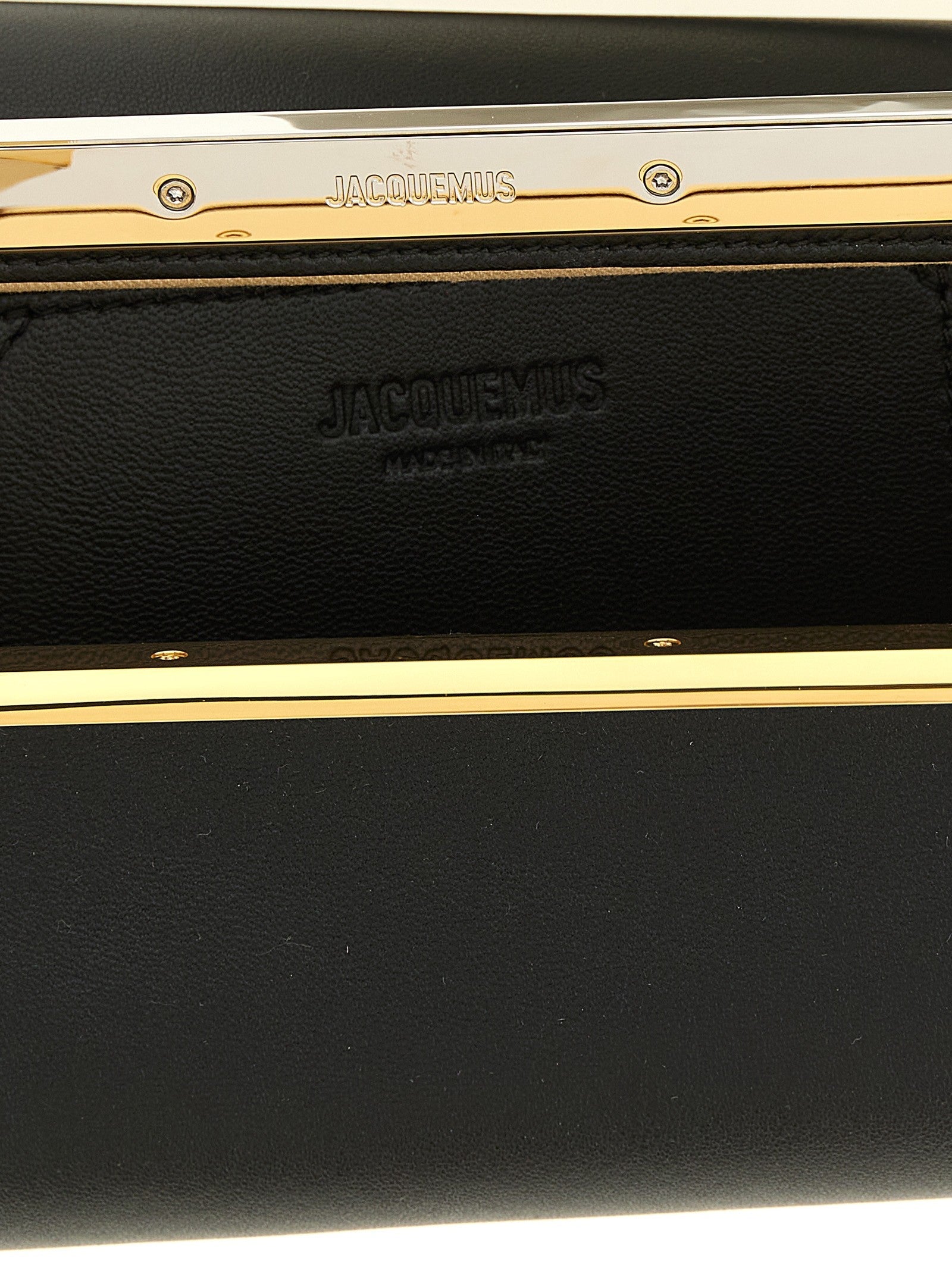 JACQUEMUS La Pochette Salon Clutch Black