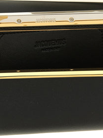 JACQUEMUS La Pochette Salon Clutch Black