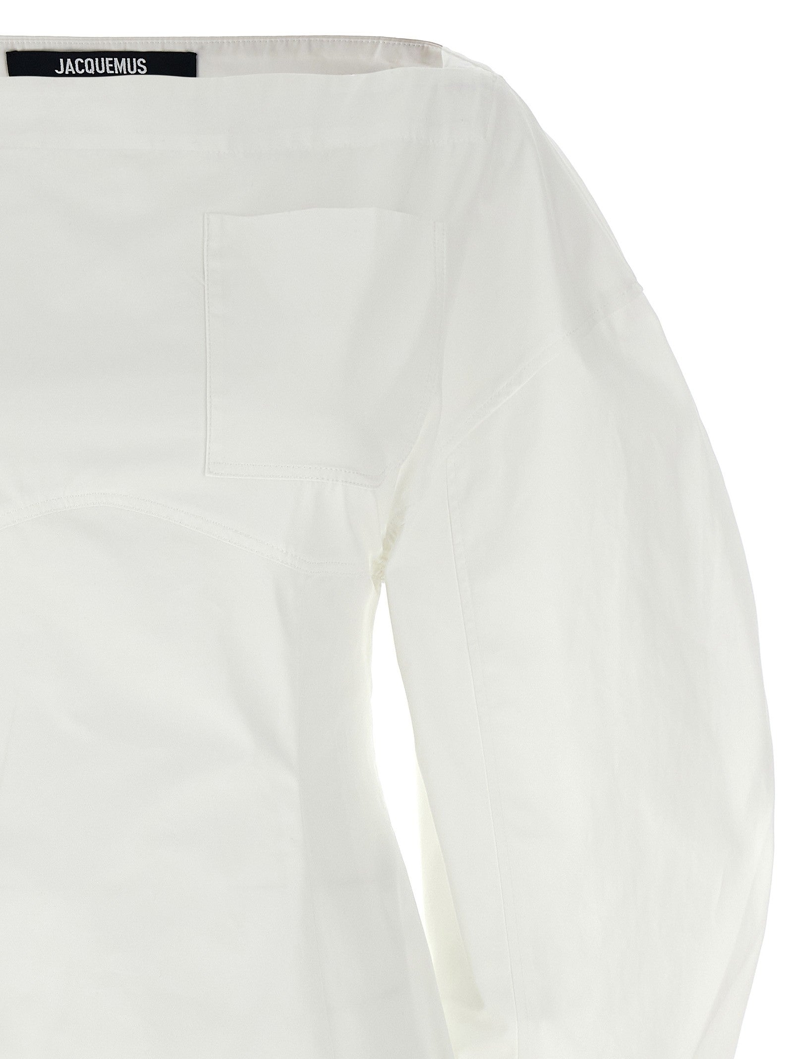 JACQUEMUS La Robe Chemise Casaco Dress White