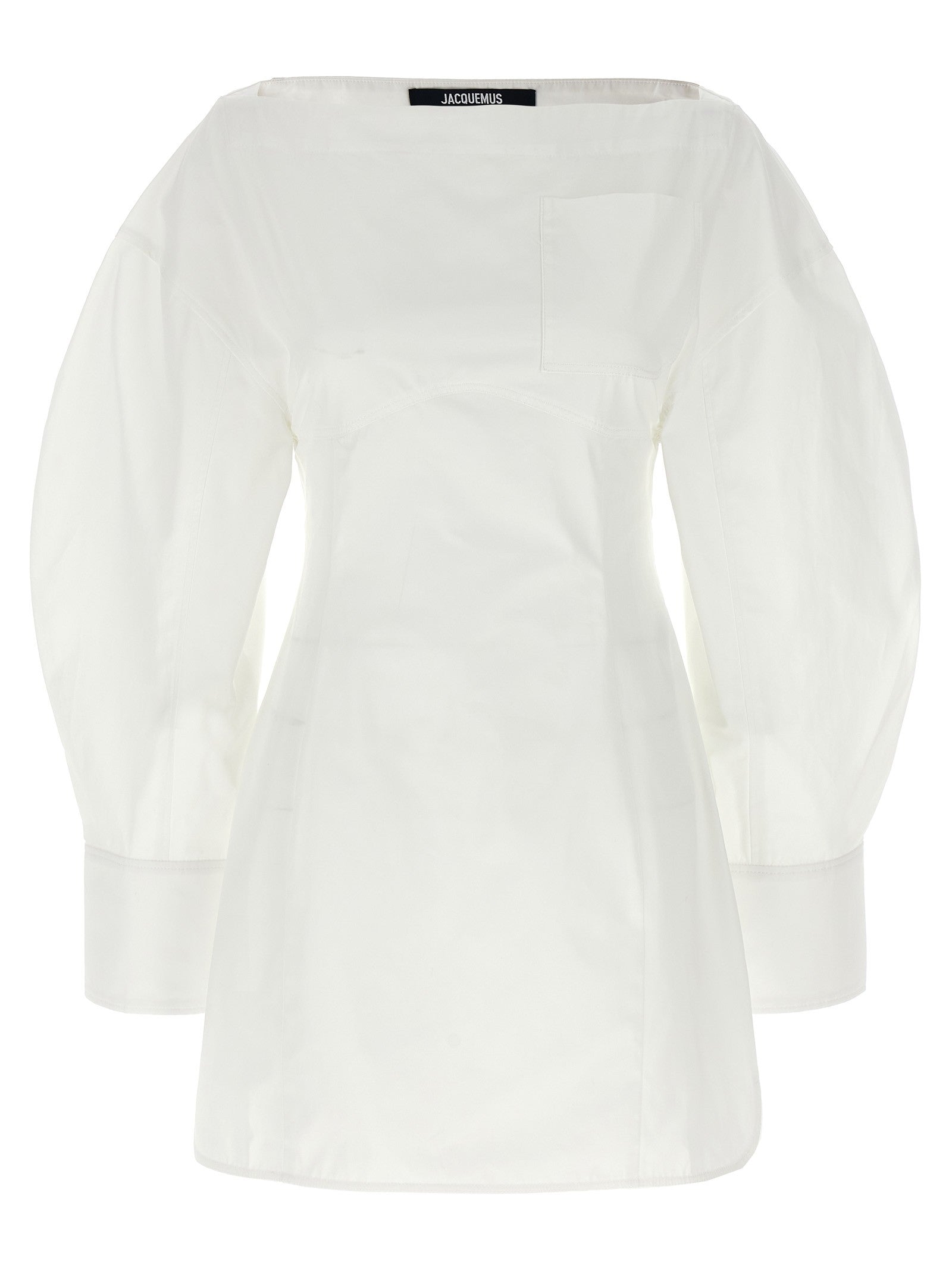 JACQUEMUS La Robe Chemise Casaco Dress White