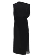 JACQUEMUS Women's LA Robe Drap Midi Dress Black