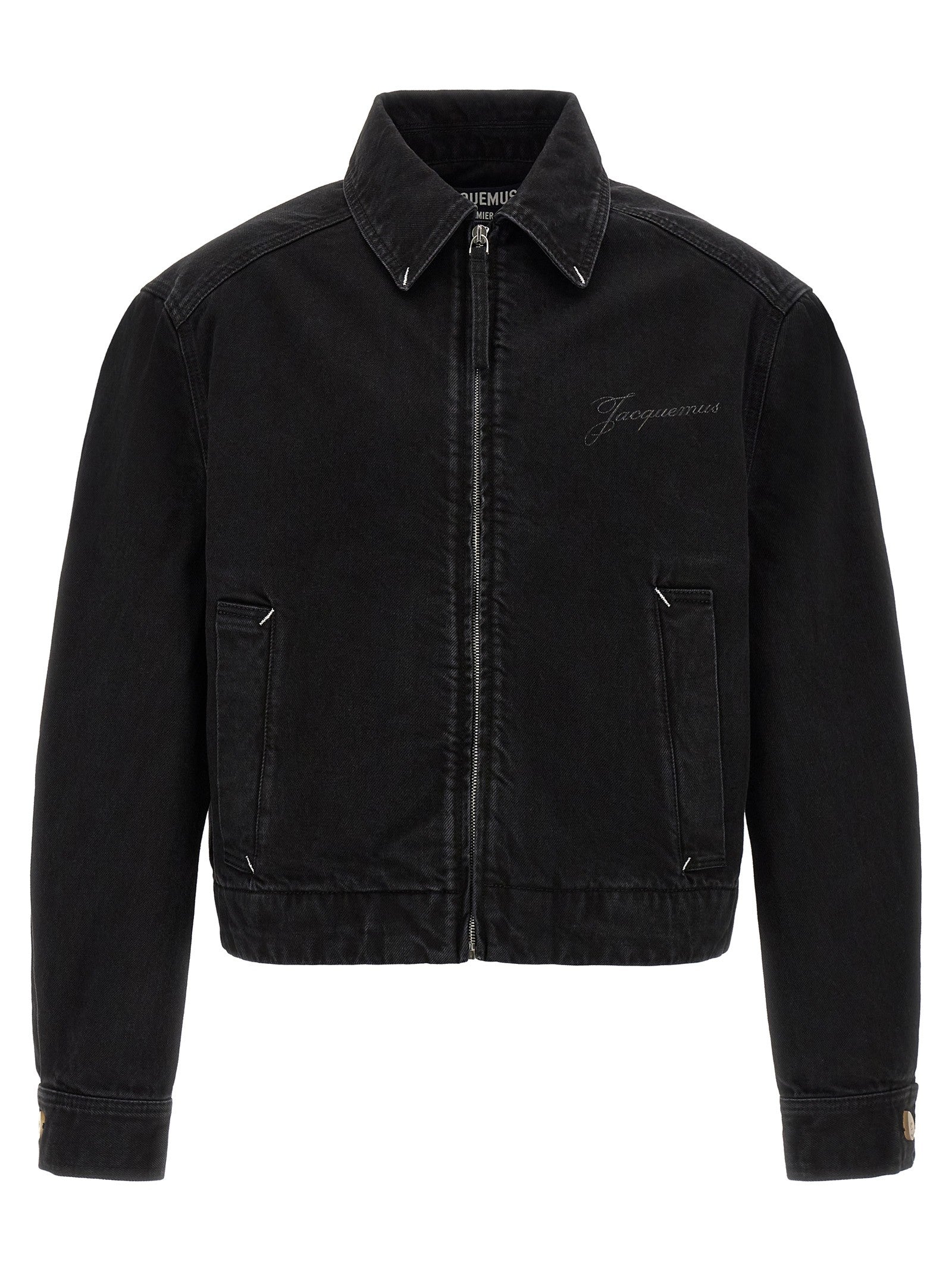 JACQUEMUS La Veste De Nîmes Canevas Jacket Black