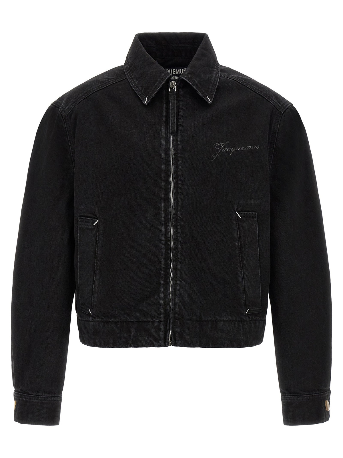 JACQUEMUS La Veste De Nîmes Canevas Jacket Black