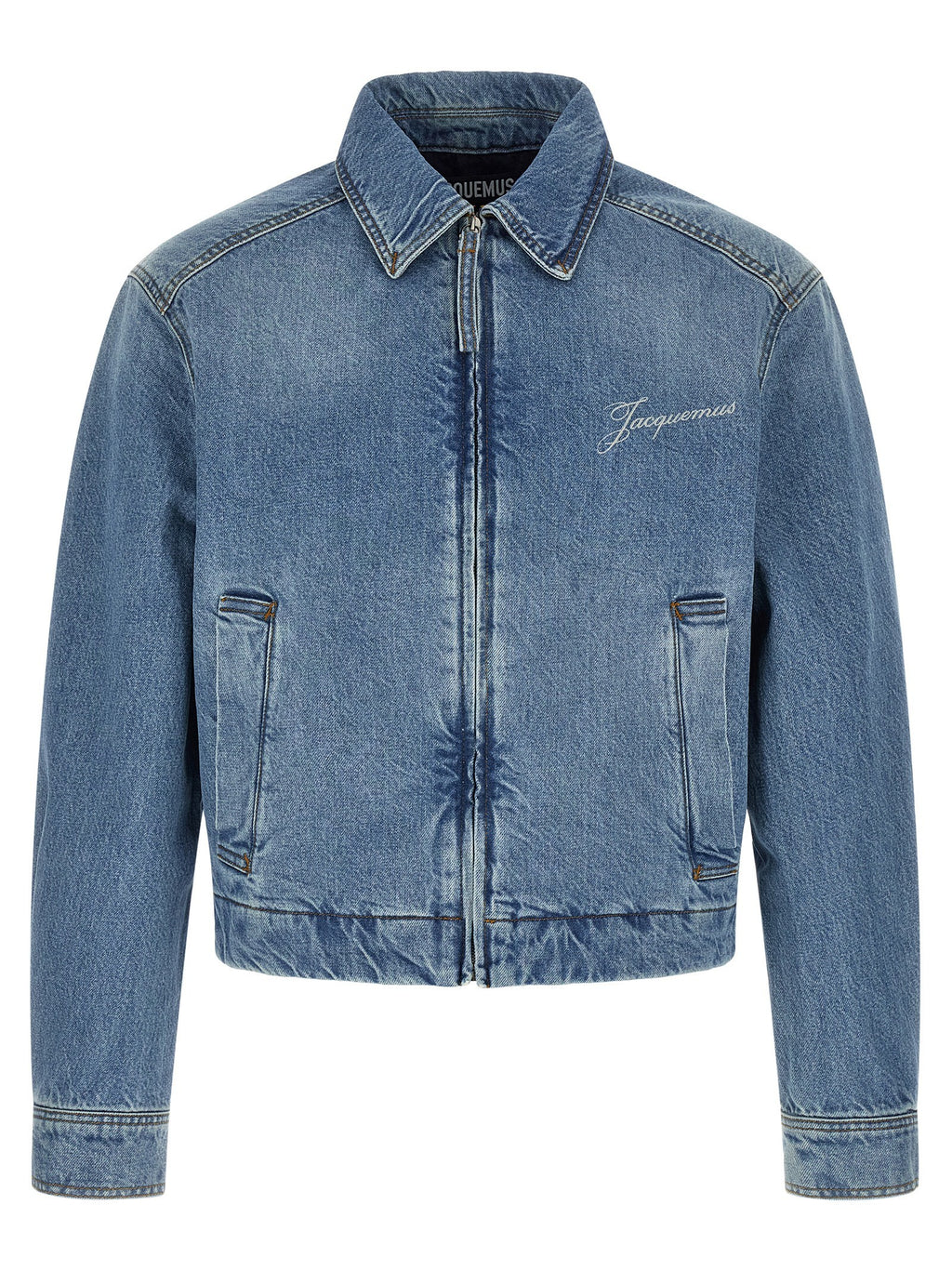 JACQUEMUS La Veste De Nîmes Canevas Jacket Blue