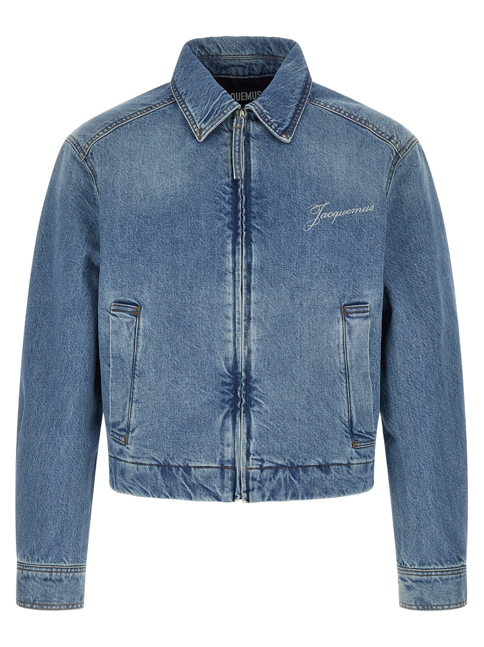 JACQUEMUS La Veste De Nîmes Canevas Jacket Blue