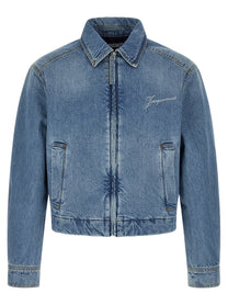 JACQUEMUS La Veste De Nîmes Canevas Jacket Blue
