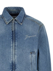 JACQUEMUS La Veste De Nîmes Canevas Jacket Blue