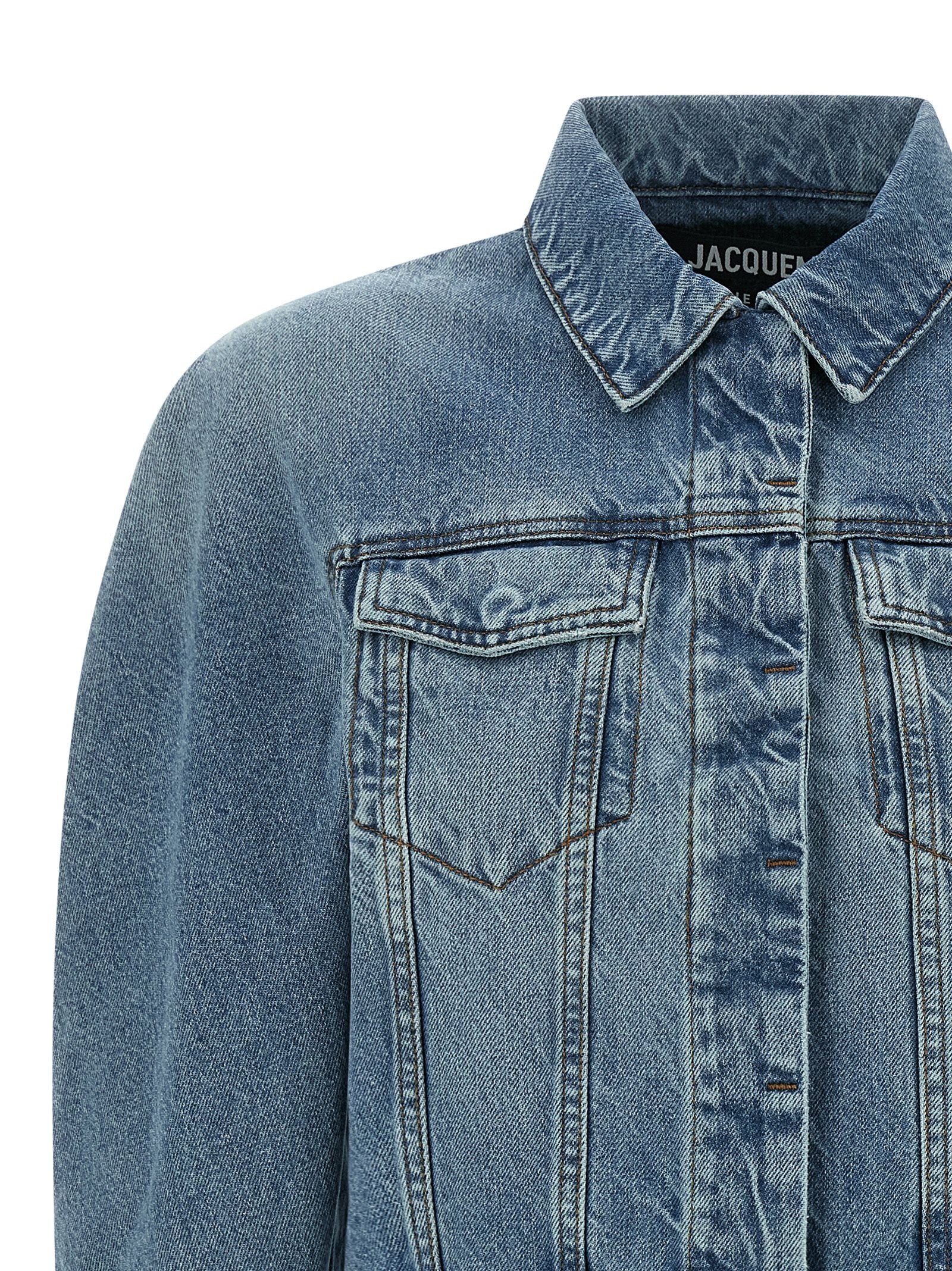 JACQUEMUS La Veste De Nimes Ovalo Jacket Blue