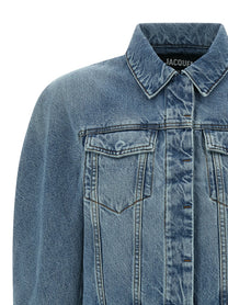 JACQUEMUS La Veste De Nimes Ovalo Jacket Blue