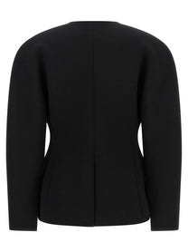 JACQUEMUS La Veste Ovalo Blazer Black