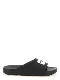 Givenchy Label Mules Black