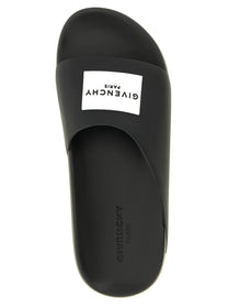 Givenchy Label Mules Black