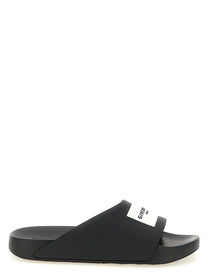 Givenchy Men's Label Mules Black