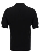 Balmain Label Polo Shirt Black, view 2