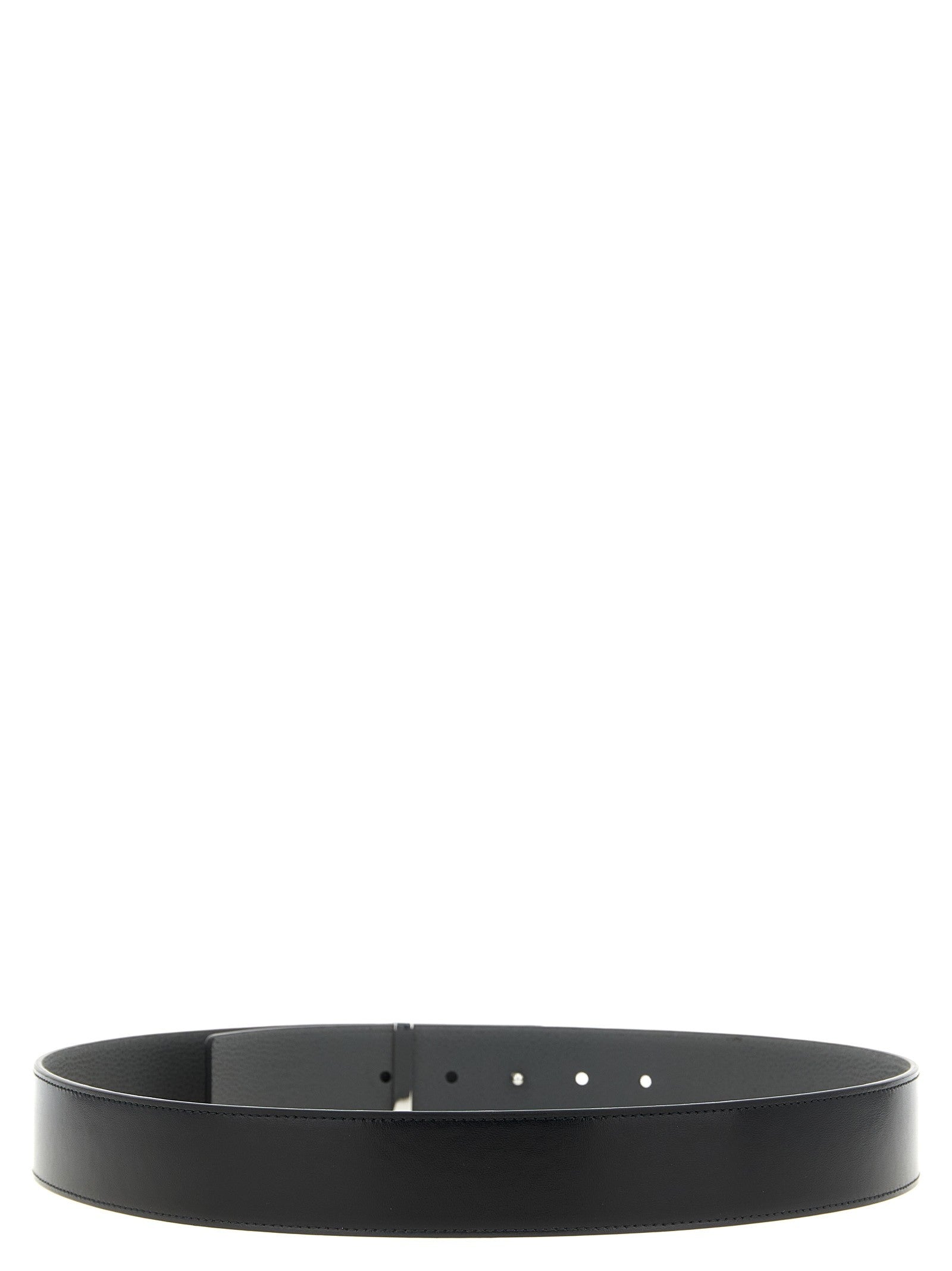 Givenchy Label Reversible Belt Gold