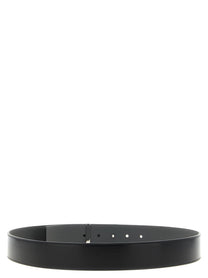 Givenchy Label Reversible Belt Gold