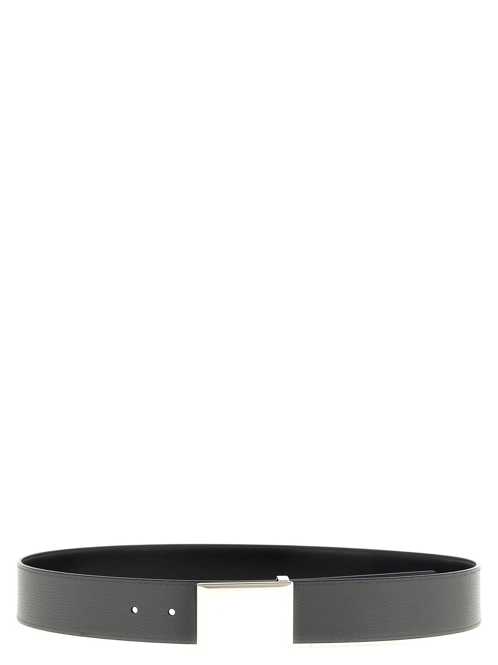 Givenchy Label Reversible Belt Gold