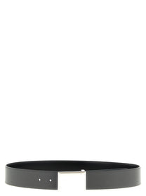 Givenchy Label Reversible Belt Gold
