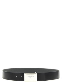Givenchy Label Reversible Belt Gold