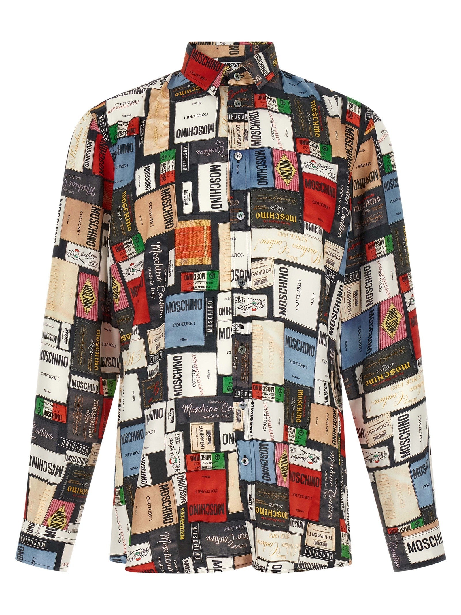 Moschino Labels Shirt Gold