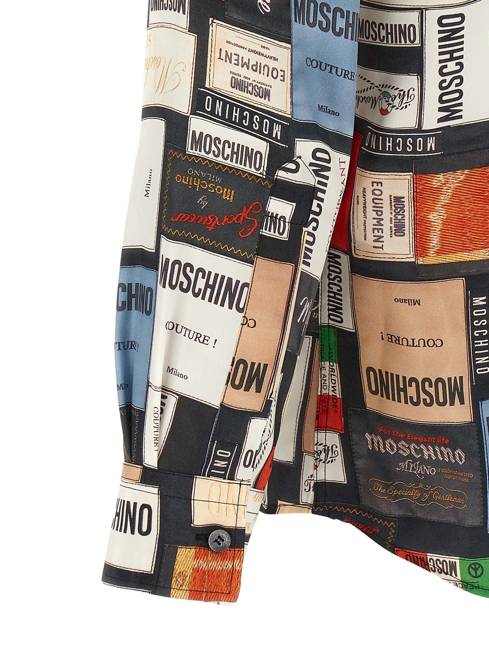 Moschino Labels Shirt Gold