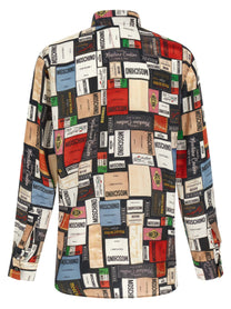 Moschino Labels Shirt Gold