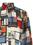 Moschino Labels Shirt Gold, view 3