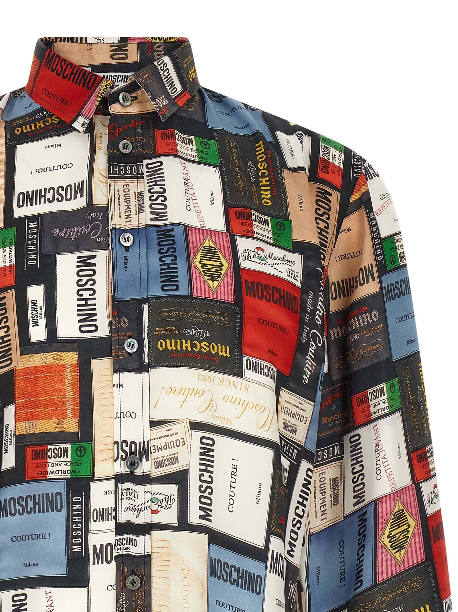Moschino Labels Shirt Gold