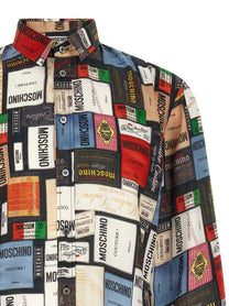Moschino Labels Shirt Gold