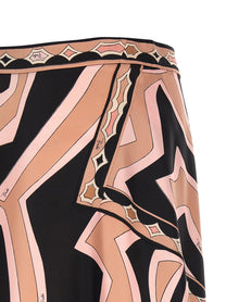 Emilio Pucci Labirinto Skirt Blue
