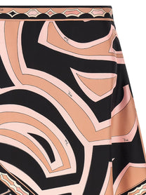 Emilio Pucci Labirinto Skirt Blue