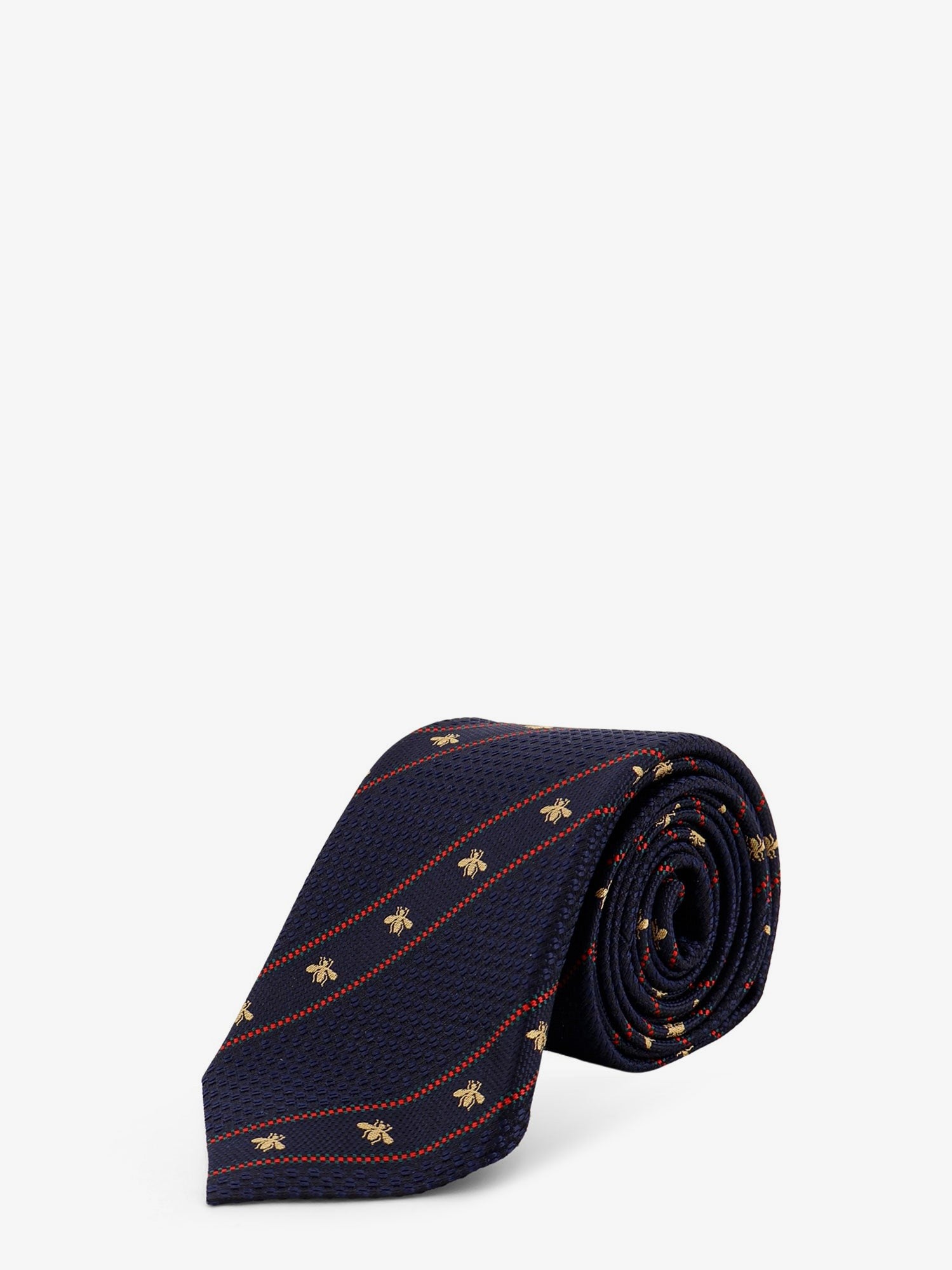Gucci Men's Labour Silk Tie Black