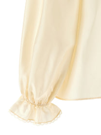 Zimmermann Lace Billow Blouse Beige