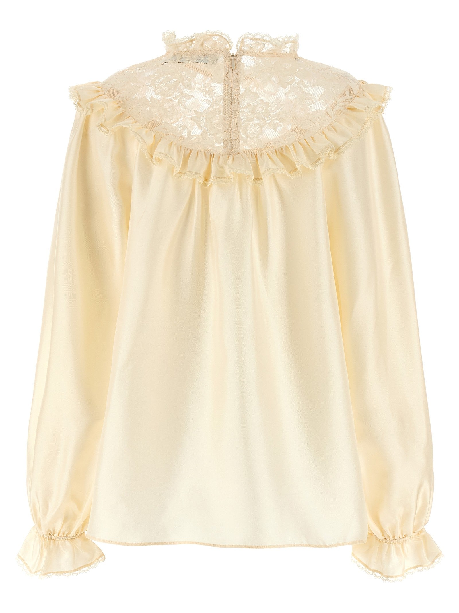 Zimmermann Lace Billow Blouse Beige