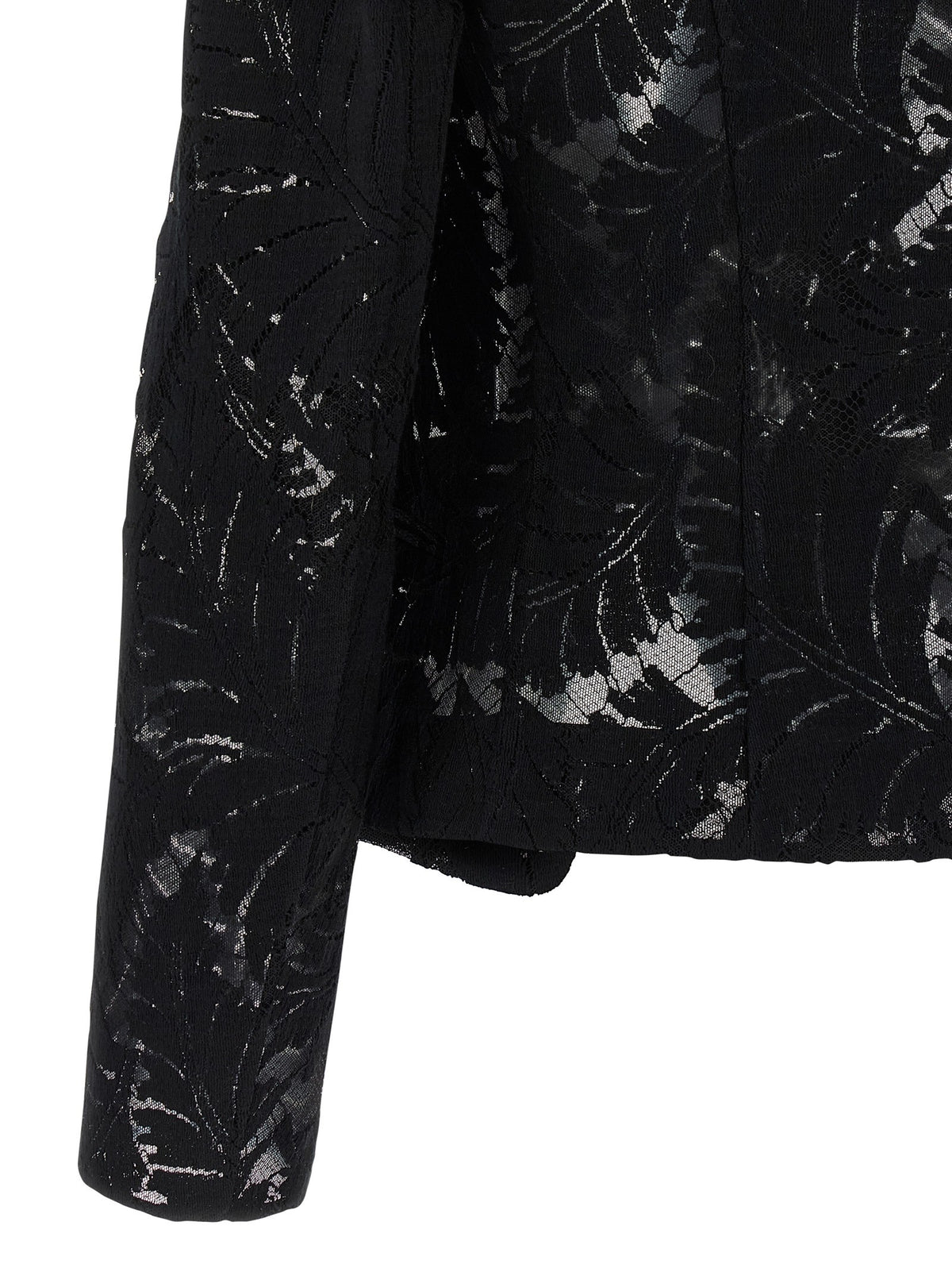 Balmain Lace Blazer Black, view 4