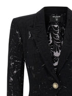Balmain Lace Blazer Black, view 3