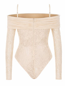 Zimmermann Women's Lace Bodysuit Rebellion White