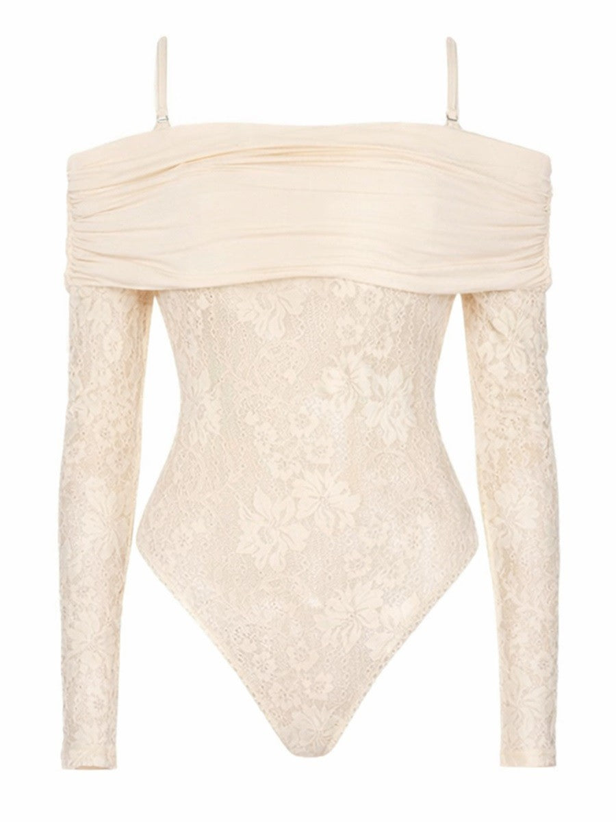 Zimmermann Women's Lace Bodysuit Rebellion White