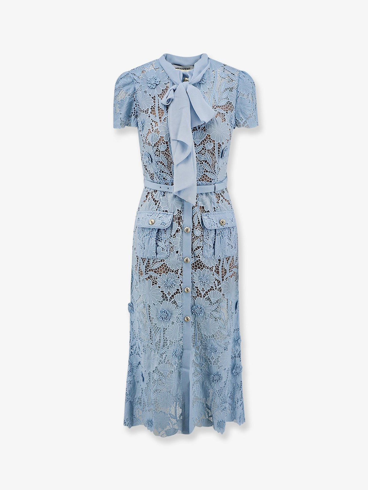 self-portrait Women's Lace Dress Blue