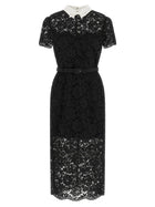 self-portrait Lace Dress Black