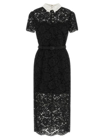 self-portrait Lace Dress Black